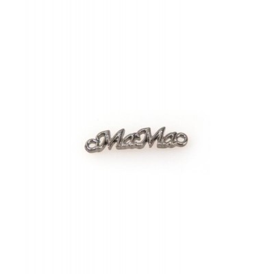 Μεταλλικό Διακοσμητικό Μαμά 30mm Silver_MMAMA-01